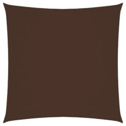 Parasole A Vela In Tela Oxford Quadrato 3x3 M Marrone