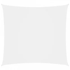 Parasole A Vela In Tela Oxford Quadrato 4,5x4,5 M Bianco