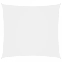 Parasole A Vela In Tessuto Oxford Rettangolare 2x2,5m Bianco
