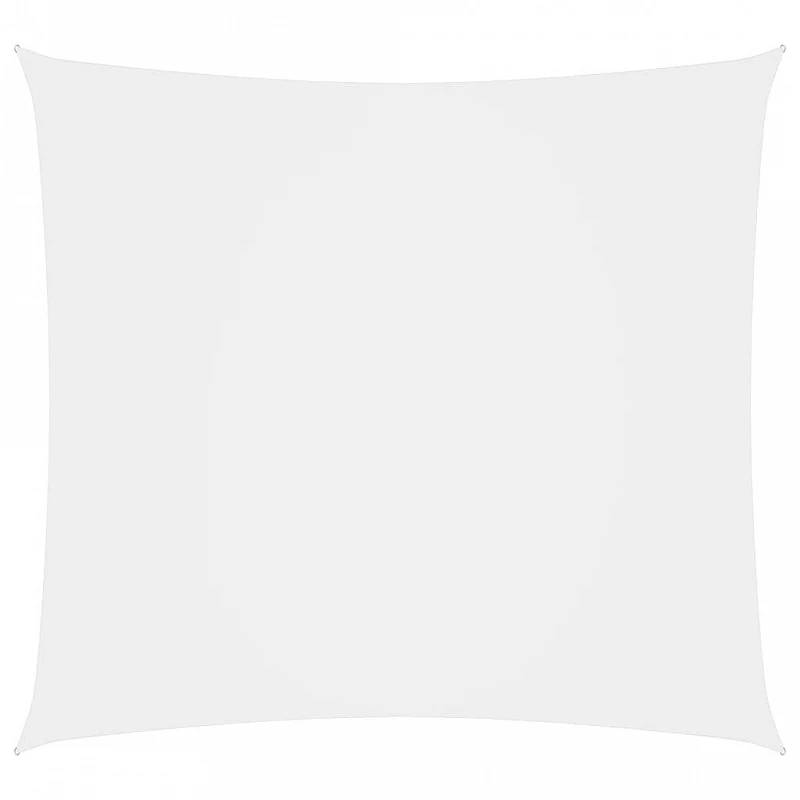 Parasole A Vela In Tessuto Oxford Rettangolare 2x2,5m Bianco 1 Parasole A Vela In Tessuto Oxford Rettangolare 2x2,5m Bianco