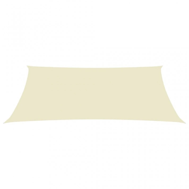 Parasole A Vela Oxford Rettangolare 2,5x4 M Crema 2 Parasole A Vela Oxford Rettangolare 2,5x4 M Crema - immagine 2