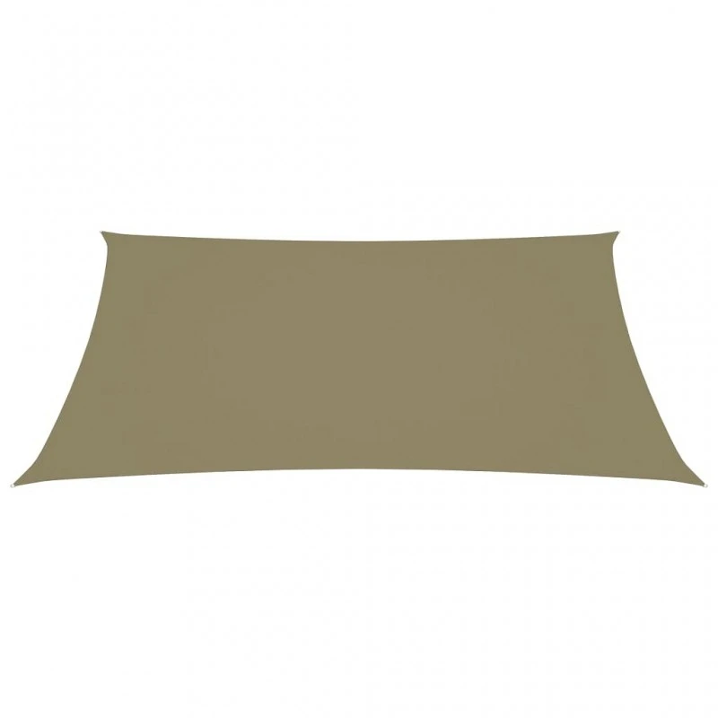 Parasole A Vela Oxford Rettangolare 2,5x4,5 M Beige 2 Parasole A Vela Oxford Rettangolare 2,5x4,5 M Beige - immagine 2