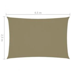 Parasole A Vela Oxford Rettangolare 2,5x4,5 M Beige 11 Parasole A Vela Oxford Rettangolare 2,5x4,5 M Beige -Garden Home parasole a vela oxford rettangolare 25x45 m beige 5