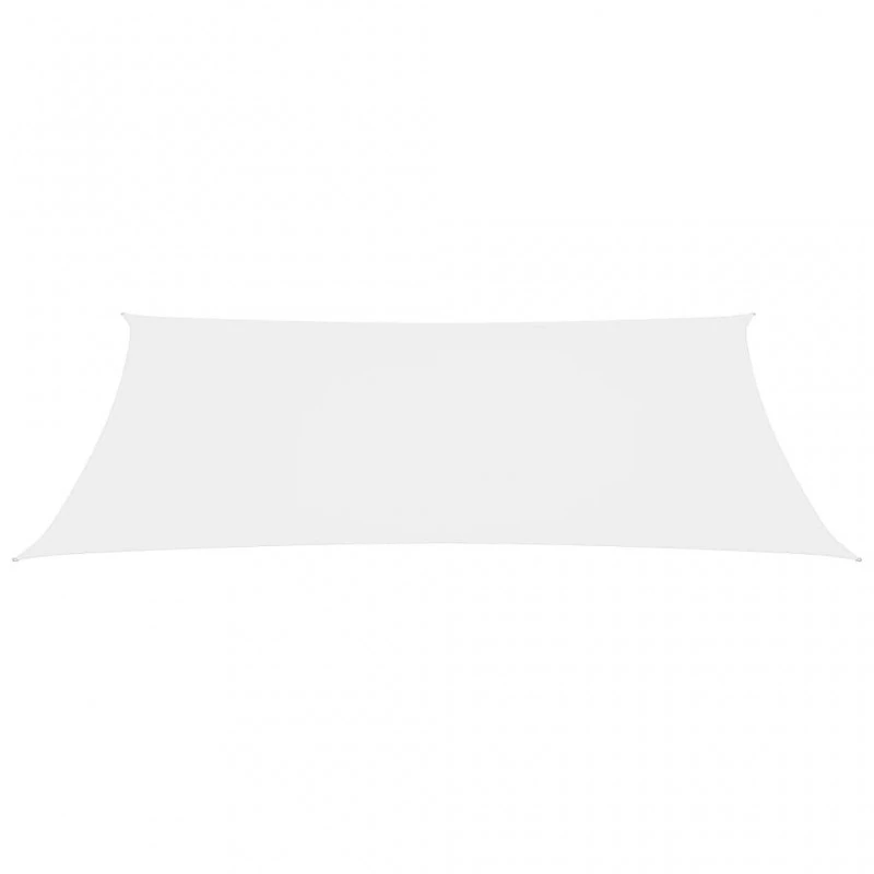 Parasole A Vela Oxford Rettangolare 2x4,5 M Bianco 2 Parasole A Vela Oxford Rettangolare 2x4,5 M Bianco - immagine 2