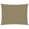 Parasole A Vela Oxford Rettangolare 3,5x4,5 M Beige -Garden Home parasole a vela oxford rettangolare 35x45 m beige