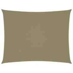 Parasole A Vela Oxford Rettangolare 3,5x4,5 M Beige