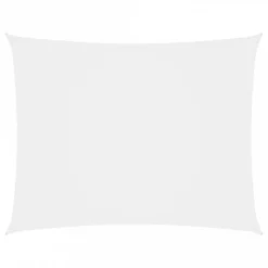 Parasole A Vela Oxford Rettangolare 3x5 M Bianco