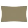 Parasole A Vela Oxford Rettangolare 3x6 M Beige -Garden Home parasole a vela oxford rettangolare 3x6 m beige