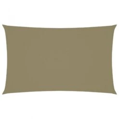 Parasole A Vela Oxford Rettangolare 3x6 M Beige