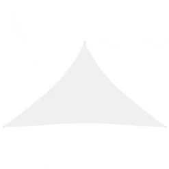 Parasole A Vela Oxford Triangolare 2,5x2,5x3,5 M Bianco