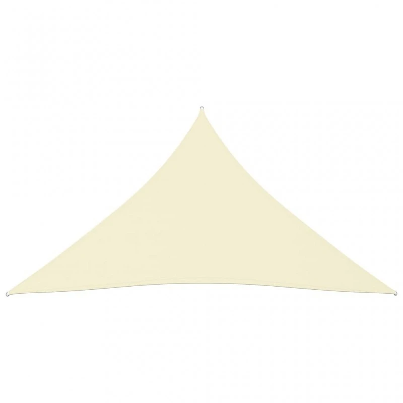 Parasole A Vela Oxford Triangolare 3x3x3 M Crema 2 Parasole A Vela Oxford Triangolare 3x3x3 M Crema - immagine 2