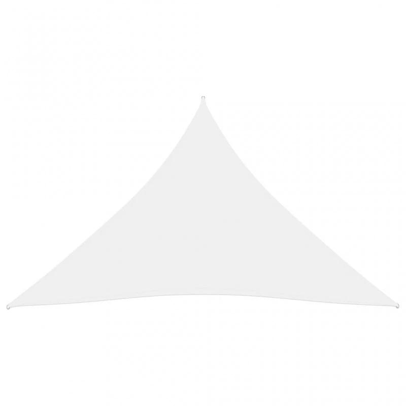 Parasole A Vela Oxford Triangolare 3x4x4 M Bianco 2 Parasole A Vela Oxford Triangolare 3x4x4 M Bianco - immagine 2