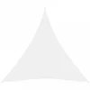 Parasole A Vela Oxford Triangolare 4x4x4 M Bianco -Garden Home parasole a vela oxford triangolare 4x4x4 m bianco