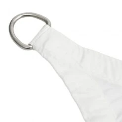 Parasole A Vela Oxford Triangolare 5x5x5 M Bianco -Garden Home parasole a vela oxford triangolare 5x5x5 m bianco 3