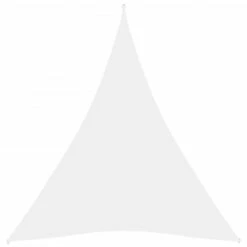 Parasole A Vela Oxford Triangolare 5x6x6 M Bianco