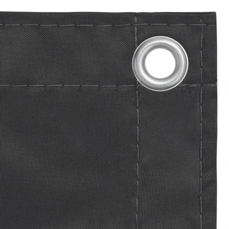 Paravento Balcone Antracite 120x400 Cm Tessuto Oxford 2 Paravento Balcone Antracite 120x400 Cm Tessuto Oxford - immagine 2