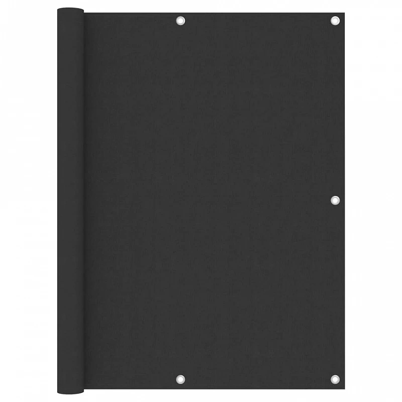 Paravento Balcone Antracite 120x500 Cm Tessuto Oxford 1 Paravento Balcone Antracite 120x500 Cm Tessuto Oxford