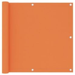 Paravento Balcone Arancione 90x400 Cm Tessuto Oxford