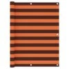 Paravento Balcone Arancione E Marrone 120x400 Cm Tessuto Oxford -Garden Home paravento balcone arancione e marrone 120x400 cm tessuto oxford