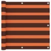 Paravento Balcone Arancione E Marrone 90x300 Cm Tessuto Oxford 11 Paravento Balcone Arancione E Marrone 90x300 Cm Tessuto Oxford -Garden Home paravento balcone arancione e marrone 90x300 cm tessuto oxford