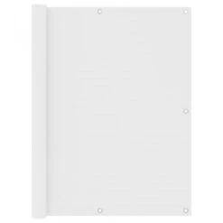 Paravento Balcone Bianco 120x300 Cm Tessuto Oxford