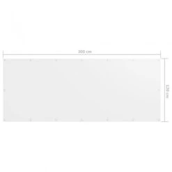 Paravento Balcone Bianco 120x300 Cm Tessuto Oxford -Garden Home paravento balcone bianco 120x300 cm tessuto oxford 4