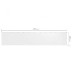 Paravento Balcone Bianco 120x600 Cm In Tessuto Oxford -Garden Home paravento balcone bianco 120x600 cm in tessuto oxford 4