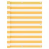 Paravento Balcone Bianco E Giallo 120x500 Cm Tessuto Oxford -Garden Home paravento balcone bianco e giallo 120x500 cm tessuto oxford
