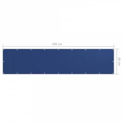 Paravento Balcone Blu 90x400 Cm In Tessuto Oxford -Garden Home paravento balcone blu 90x400 cm in tessuto oxford 4