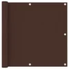 Paravento Balcone Marrone 90x400 Cm In Tessuto Oxford -Garden Home paravento balcone marrone 90x400 cm in tessuto oxford