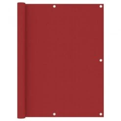 Paravento Balcone Rosso 120x600 Cm In Tessuto Oxford