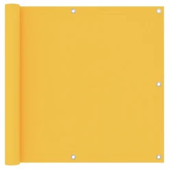 Paravento Da Balcone Giallo 90x500 Cm In Tessuto Oxford