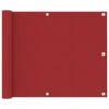 Paravento Da Balcone Rosso 75x300 Cm In Tessuto Oxford 11 Paravento Da Balcone Rosso 75x300 Cm In Tessuto Oxford -Garden Home paravento da balcone rosso 75x300 cm in tessuto oxford