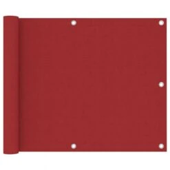 Paravento Da Balcone Rosso 75x300 Cm In Tessuto Oxford