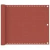 Paravento Da Balcone Terracotta 75x300 Cm In HDPE -Garden Home paravento da balcone terracotta 75x300 cm in hdpe