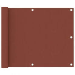 Paravento Da Balcone Terracotta 75x300 Cm Tessuto Oxford