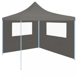 Parete Con Finestre Per Gazebo 4x2 M Antracite -Garden Home parete con finestre per gazebo 4x2 m antracite 1