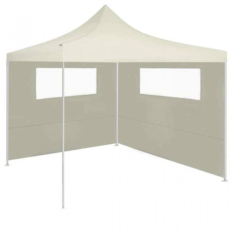 Parete Con Finestre Per Gazebo 6x2 M Crema 2 Parete Con Finestre Per Gazebo 6x2 M Crema - immagine 2