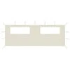Parete Con Finestre Per Gazebo 6x2 M Crema 19 Parete Con Finestre Per Gazebo 6x2 M Crema -Garden Home parete con finestre per gazebo 6x2 m crema