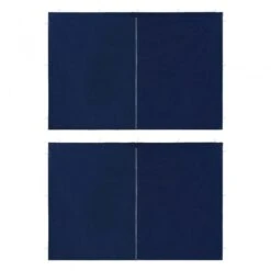 Parete Per Tendostruttura In PE 2 Pz Con Cerniera Blu