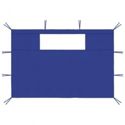 Pareti Con Finestre Per Gazebo 2 Pz Blu 6 Pareti Con Finestre Per Gazebo 2 Pz Blu -Garden Home pareti con finestre per gazebo 2 pz blu 1