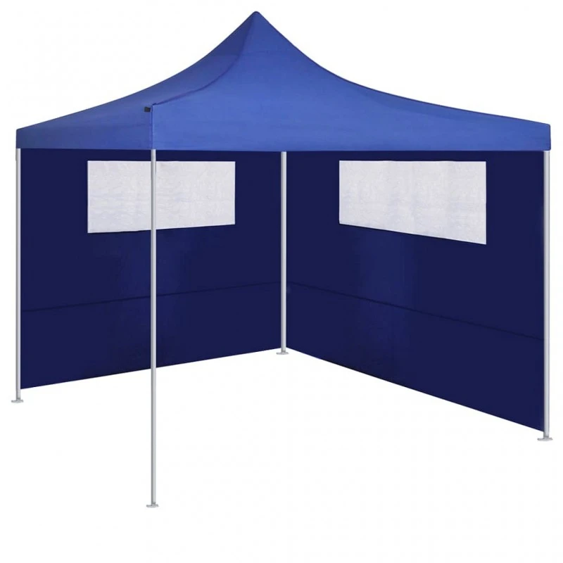 Pareti Con Finestre Per Gazebo 2 Pz Blu 3 Pareti Con Finestre Per Gazebo 2 Pz Blu - immagine 3