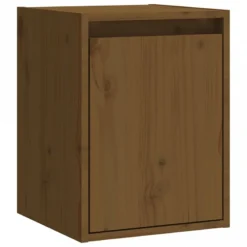 Pensile Marrone Miele 30x30x40 Cm In Legno Massello Di Pino -Garden Home pensile marrone miele 30x30x40 cm in legno massello di pino 1