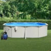Piscina Con Pompa Filtro A Sabbia 490x360x120 Cm -Garden Home piscina con pompa filtro a sabbia 490x360x120 cm