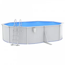 Piscina Con Scaletta 490x360x120 Cm 10 Piscina Con Scaletta 490x360x120 Cm -Garden Home piscina con scaletta 490x360x120 cm 1