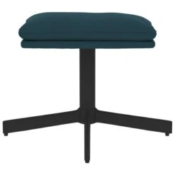 Poggiapiedi Blu 60x60x36 Cm In Velluto -Garden Home poggiapiedi blu 60x60x36 cm in velluto 2