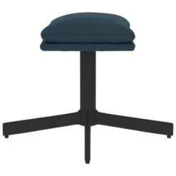 Poggiapiedi Blu 60x60x36 Cm In Velluto -Garden Home poggiapiedi blu 60x60x36 cm in velluto 3