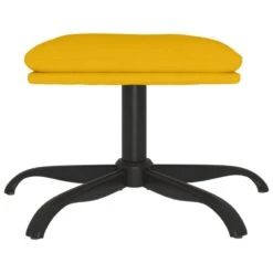 Poggiapiedi Giallo Senape 60x60x36 Cm In Velluto -Garden Home poggiapiedi giallo senape 60x60x36 cm in velluto 2