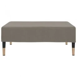Poggiapiedi Grigio Chiaro 78x56x32 Cm In Velluto -Garden Home poggiapiedi grigio chiaro 78x56x32 cm in velluto 2