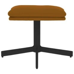 Poggiapiedi Marrone 60x60x36 Cm In Velluto -Garden Home poggiapiedi marrone 60x60x36 cm in velluto 2